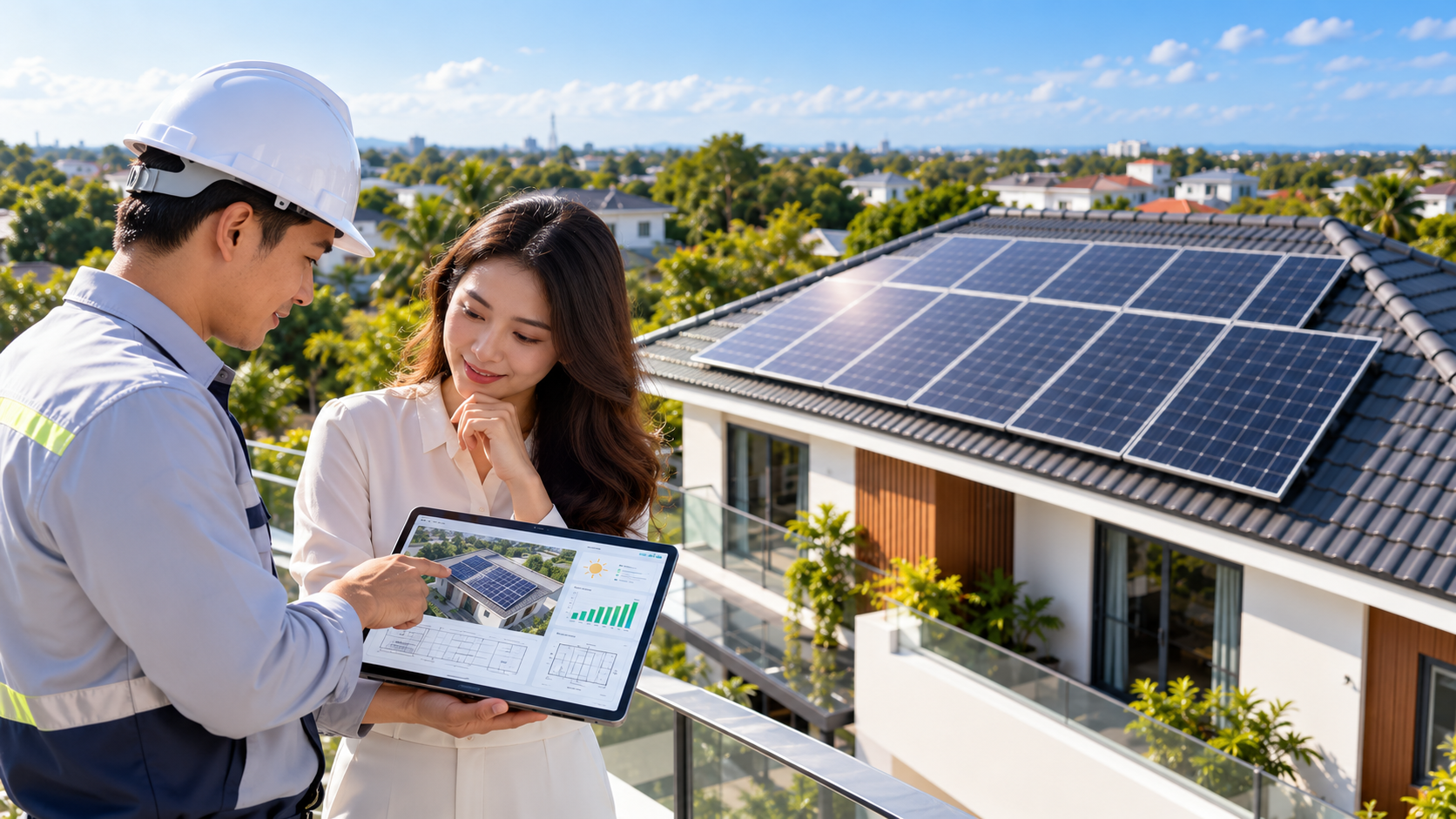 100% Khảo Sát Kết Cấu Mái Thực Tế An Toàn